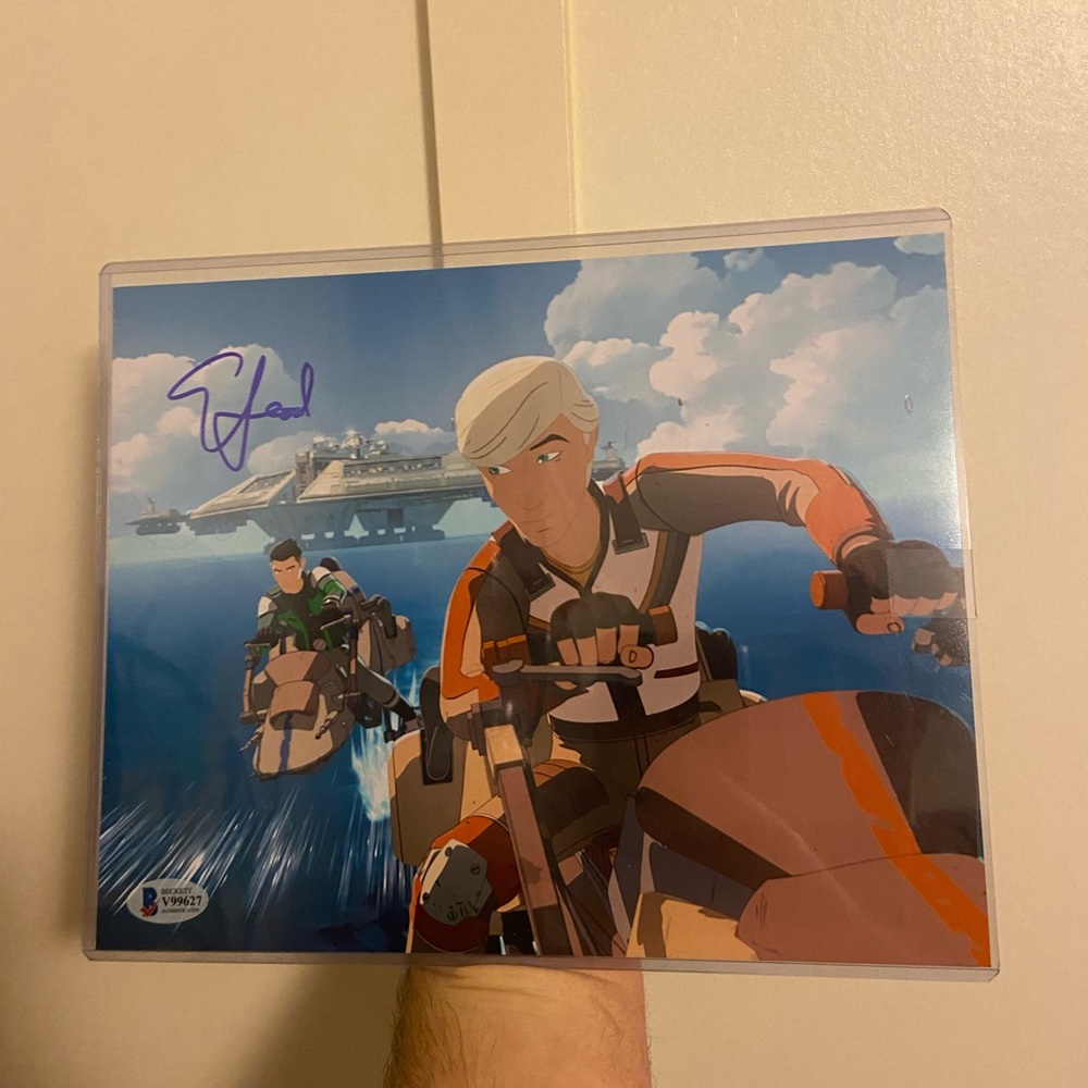 Elijah Wood Star Wars Show Autograph 8X10
